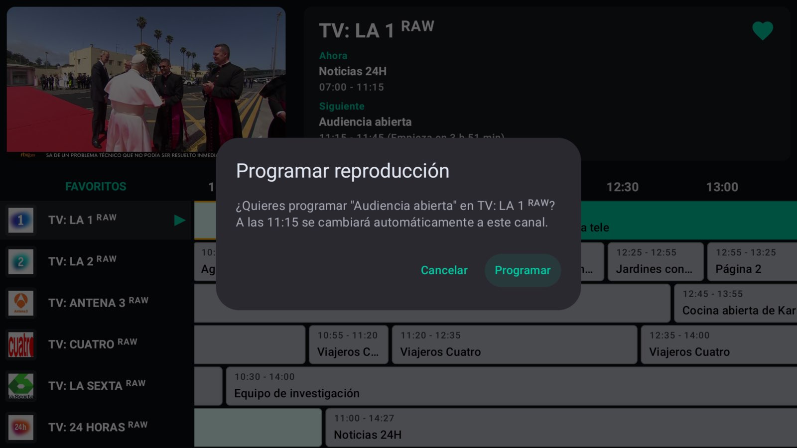 Captura de pantalla de LoverCast TV 7