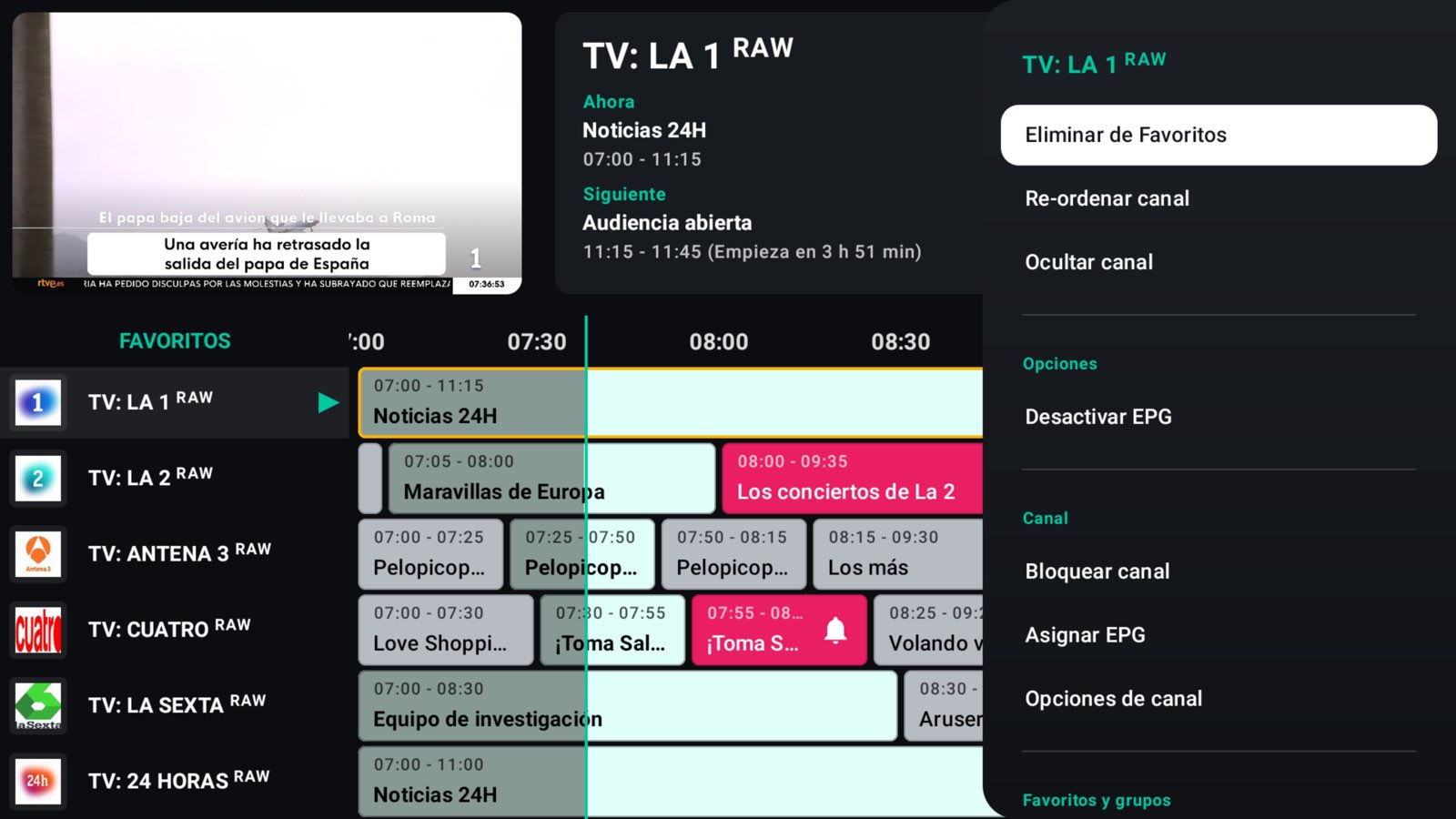 Captura de pantalla de LoverCast TV 8