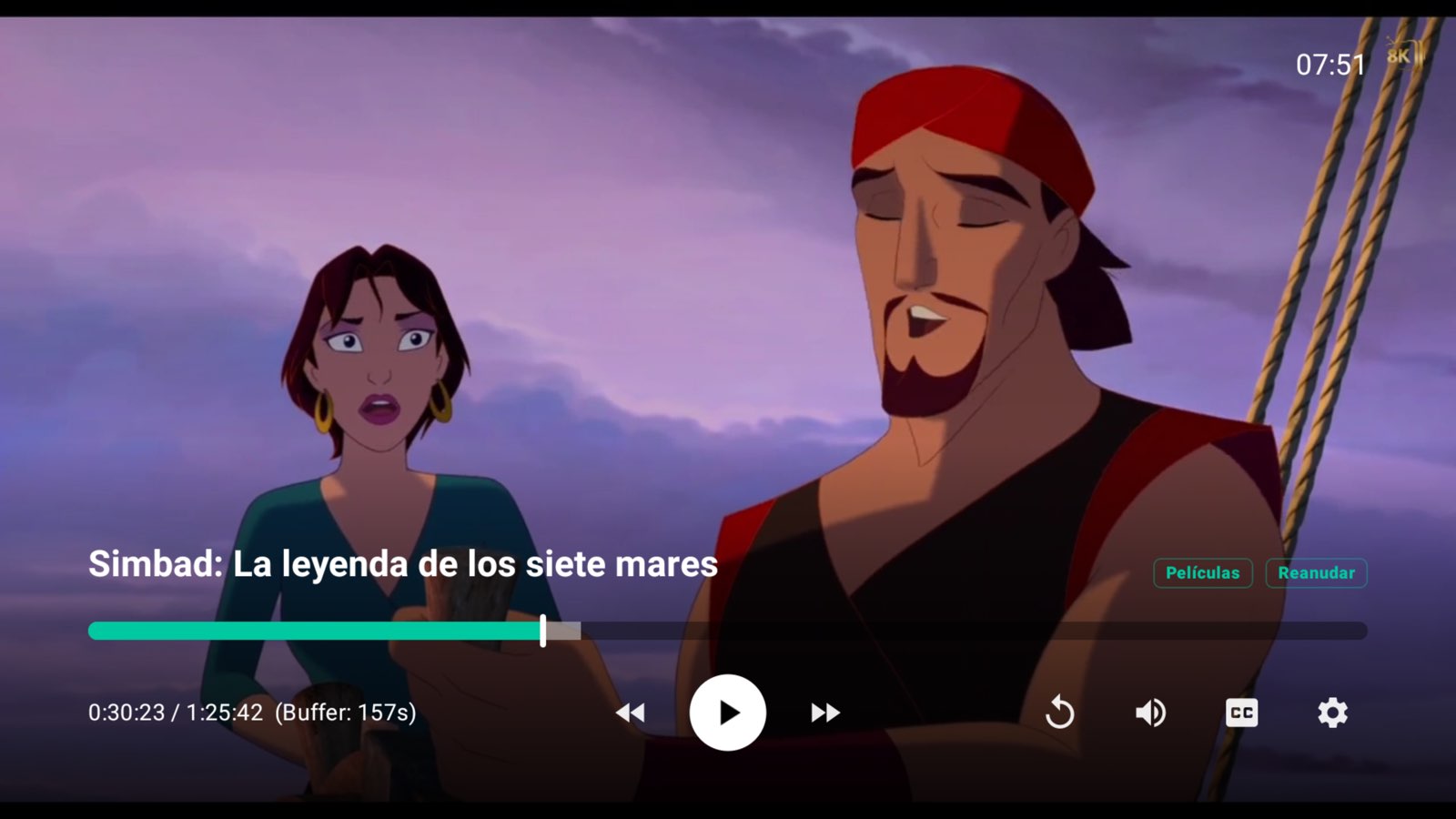 Captura de pantalla de LoverCast TV 23